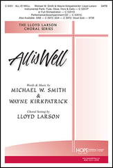 All Is Well SATB choral sheet music cover